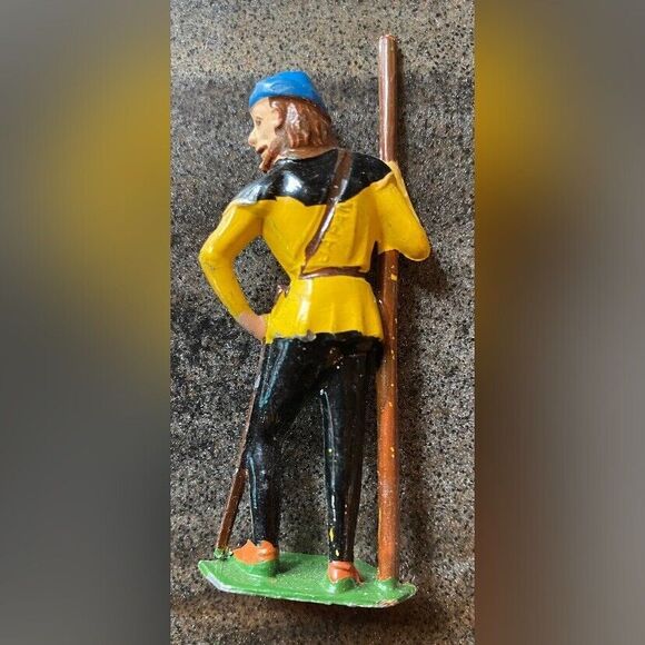 Lot 8 Robin Hood Friar Tuck Merry Men Cast Lead Figures Vintage Manoil 1940/50 - Picture 11 of 16